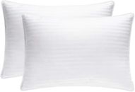2Pack Stripe Pillows Ultra Loft Jumbo Soft Super Bounce Back Extra Filled Pillow