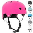 SkateHut Bike Helmets for Kids, Teens and Adults - Certified Safety Helmet for Boys, Girls, Men & Women - Adjustable Skateboarding Helmet for Scooters, BMX, Mountain Biking & Roller Skating Protection