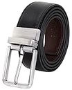 CREATURE Reversible Pu-Leather Formal Belt For Men(Color-Black/Brown||BL-01|| 46 inches length|| Waist upto -40 inches)