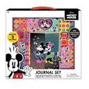 Disney Toys | 2/$15disney Hard Cover Paper Journal Set With Lock And Key, 19 Pieces | Color: Pink/Purple/White | Size: Mickey Mouse