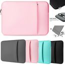 Tablet Laptop Neoprene Sleeve Case For 11" 12" 14" 15" inch Zip Bag Pouch Cover