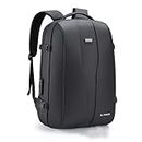 WALKENT Anti-Theft Lock 17" Laptop Bag 41L, Waterproof, External USB, 180° Openable Backpack for Travel Office College Men Women - Marco D1
