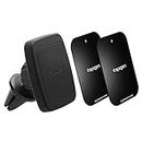 Spigen Hexa Magnetic Air Vent Hands Free Clip Cell Phone Mount Holder for Car Compatible with All Mobile Phones - Black