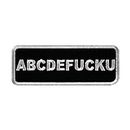 Personalized Embroidery Name Patch for Riders Jackets Bags Clothes and More-Size 4 X 1.5 Inch (L X H)
