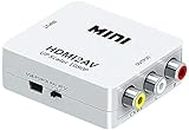 NISHTECH HDMI to RCA,HDMI to AV, 1080P HDMI to 3RCA HDMI2AV AV Composite Video Audio Converter Adapter Media Streaming Device