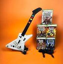 Guitar Hero II X-Plorer Xplorer Controller & DONGLE Bundle Lot  2 3 4 Xbox 360