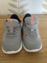 Infants Nike Revolution Toddler Kids Trainers Sneakers Grey Orange UK 6.5 US 7C