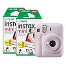 Fujifilm Instax Mini 12 Instant Camera with 40 Shot Film Pack - Lilac Purple