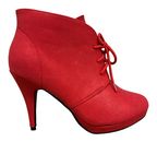 Zapatos señora tacón alto BODYFLIRT rojo NUEVO talla 40 41