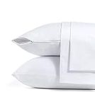 Canadian Linen 2 Pack Cotton Zippered Pillow Protectors Set Bed Bug Proof Extend Pillow Covers Life Soft Breathable Zipper Closure Encasement Standard