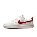 Nike DH3158 Court Vision Lo White Cinnabar Rosso Bianco Scarpe Sneakers Donna Lacci 37.5