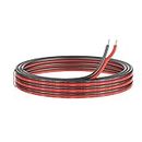 14awg 2mm² Electrical wire 2 Conductor parallel silicone wire 10 Meters [Black 5M Red 5M] 14 Gauge flexible Extension cable cord Stranded Tinned copper wire Hookup Model batter cable lead wire
