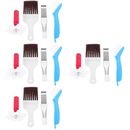  4 juegos de herramientas de peinado de aletas de radiador electrodomésticos herramientas de limpieza cepillo condensador