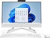 HP 2023 Newest All-in-One Desktop, 21.5" FHD Display, Intel Celeron J4025 Processor, 16GB RAM, 512GB SSD, Intel UHD Graphics 600, Wi-Fi, Bluetooth, Wired Keyboard & Mouse, Windows 11 Home in S Mode