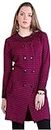 MONTREX Women's Solid Regular Jacket (Montrex-8818Pink_XXL_Pink_2XL)