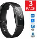 3-Pack Screen Protector Full Coverage Clear Film For Fitbit Inspire / Inspire HR