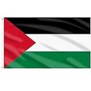 AhfuLife Palestine Flag 5ft x 3ft, 4pcs Large Palestinian Flags with Brass Eyelets for Indoor and Outdoor Garden Sports Events Decorations (4 Pcs)