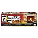 Creosote Sweeping Log For Fireplaces