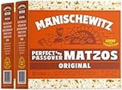 Manischewitz Passover Matzos Crackers, Fresh and Crispy Matzah. (2 Pack) Total 2 Lbs.