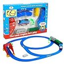 Storite Kids Tomas Train Toys Set with Over-Bridge and Track Set with Light & Sound