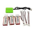 Fytoo 3PCS 3.7v 450mAh Battery &1pcs 3 in1 Battery Charger for UDI U818A WiFi FPV U845 U919 U919A U945A RC Helicopter Drone Spare Parts