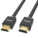 TIZUM “Ultra” Gold Plated High Speed 4K HDMI to HDMI Cable/HDMI 2.0 Cord 18Gbps, Compatible with 3D,HD Audio & Video 2160p - For Laptop,Projector,TV,Xbox 360,PS5,PS4,Blu-Ray, Camera (3 M/10 Ft)