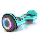 SISIGAD A12 Mixed Color Hoverboard, with Bluetooth and Colorful Lights Self Balancing Scooter