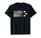 F-15 Eagle US Bandera Americana Camiseta