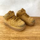 🔸Boys Baby Toddler Nike Air Force 1 Mid LV8 Shoes Sneakers Wheat Size 6C 5.5 22