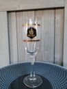 Trump Taj Mahal Casino 22K Gold trim Culver Champagne Flute Stemmed Wine Glass