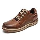 Rockport Men's World Tour Classic Walking Shoe, Brown Leather, 10