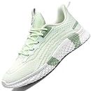 Beita Womens Running Shoes Fashion Sneakers for Teen Girls Breathable Walking Shoes,LightGreen, 10