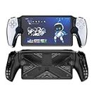 Protective Case Cover for Playstation Portal Game, TPU Protective Skin Cover for Playstation Game Console with Kickstand, Anti-Scratch Protective Cover for Playstation Portal Game Machine Protector