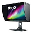 BenQ Sw270C 27 inches (68.58 cm) 2560 X 1440 Pixels, LCD 2K Photo Editing Monitor, of Adobe RGB, of Srgb/Rec.709, and of Dci-P3/Display P3, USB-C Connectivity, Black