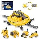 OMWay 𝑺���𝑻𝑬𝑴 𝑺𝒐𝒍𝒂𝒓 𝑹𝒐𝒃𝒐𝒕 𝑻𝒐𝒚𝒔, 6-in-1 Educational Science Kits for Kids Age 8, Building Space Robotics Kit, Christmas Birthday Gifts Present for 9 10 11 12 13 14 Year Old Boys Teens