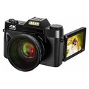 4K HD Digitalkamera 30 FPS 48 MP 16x Digitalzoom Makro Objektiv Unterstützung Live Stream