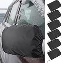 Frienda 6 Pieces Waterproof Side Mirror Covers Auto Rearview Protection Cover Exterior Rear View Accessories Car Mirror Accessories with Drawstrings for Car Vehicle Winter