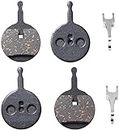 IndiaLot® Cycle Disc Pads - 2 x Resin Brake Pads for Bicycle Disc Brake | Anti Sliding Semi Metal Pads | Suitable for Mountain, BMX, MTB, Hybrid Bikes with Disc Brakes