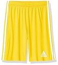 adidas boys Squad 21 Shorts Team Yellow/White Small