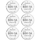 Abeden B3V 1A Lithium Replacement Battery Compatible with High Tech Pet Single Electronic Collar Battery for Model MS-4 and MS-5 6 Pack