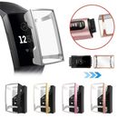 Screen Protector Platin Schutzfall TPU Watch Cover For Fitbit Charge 4 3 Band