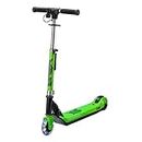 Xootz Kids' Elements Electric Foldable Scooter, LED Light Up Wheel and Collapsible Handlebars, Age 6+, Green