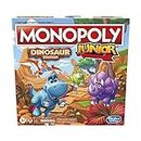 Monopoly Junior Dinosaur Edition Board Game, Kids Board Games, Fun Dinosaur Toys, Dinosaur Board Game for 2-4 Players (Amazon Exclusive)