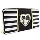 Nightmare Before Christmas Jack & Sally Black Coin & Card Clutch Purse