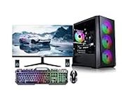 CHIST Gaming PC (Core i7-4790 Processor /1TB SSD/GT 730 4GB DDR5 Graphic Card /22" LED Monitor/Gaming Keyboard Mouse/Wi-Fi adoptor/Speakers/Windows 10)