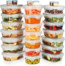 Set of 42  Leak Proof, Food Storage Containers with Airtight Lids, Shazo