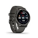 Garmin Venu 2S – schlanke GPS-Fitness-Smartwatch mit ultrascharfem 1,1“ AMOLED-Touchdisplay, Gesundheitsfunktionen, über 25 vorinstallierten Sport-Apps, Garmin Music & Garmin Pay