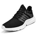 Troadlop Women Running Shoes Non Slip Walking Air Cushion Mesh Comfortable Gym Casual Shoes Sneakers Size 7 Black White Zapatos de Mujer Womens Sneakers Tenis para Mujeres Platform Sandals Volleyball