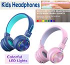 Kids Headphones Bluetooth School Headsets Over-Ear Wireless Wired Foldable Boy