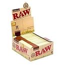 Lot de 50 paquets de cigarettes électroniques Raw Organic Natural Hemp King Size Slim Rolling Paper Cigarette Skin